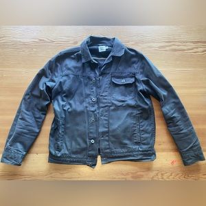 Flint and Tinder Flannel Lined Waxed Trucker’s Jacket Medium
